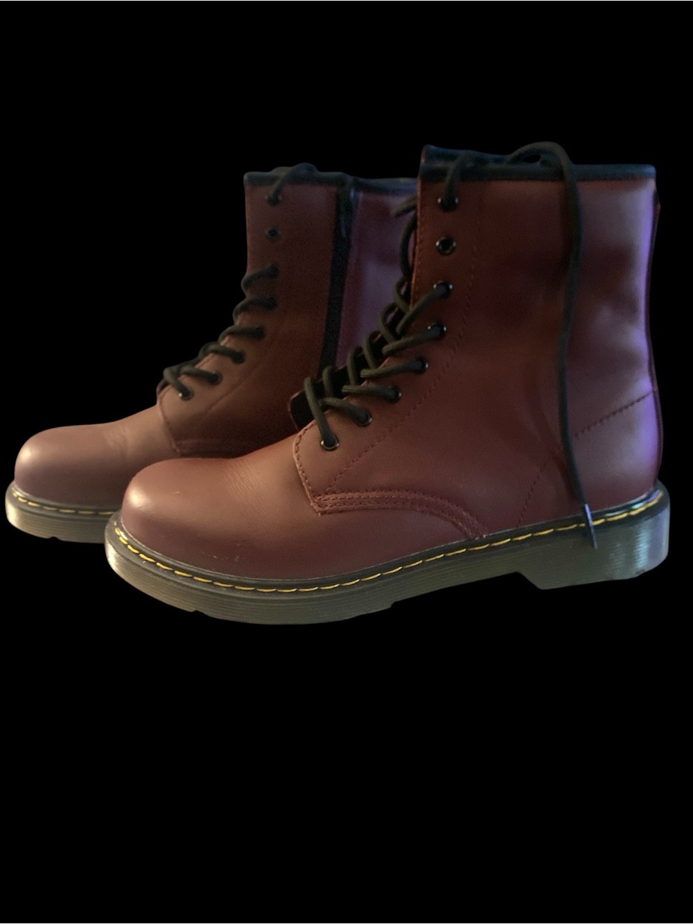 Like new burgundy Doc Martens